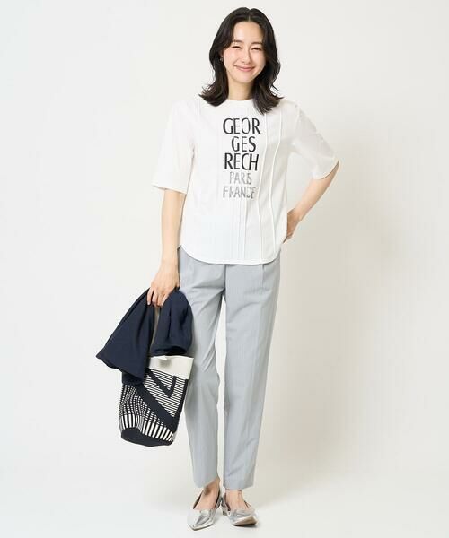 GEORGES RECH / ジョルジュ・レッシュ チノ・ワークパンツ | [日本製]ピンストライプジョグパンツ | 詳細13