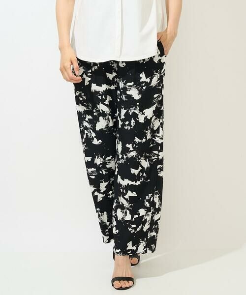 GEORGES RECH / ジョルジュ・レッシュ チノ・ワークパンツ | [日本製]ブラッシュパターンワイドストレートパンツ | 詳細1