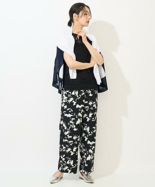 GEORGES RECH / ジョルジュ・レッシュ チノ・ワークパンツ | [日本製]ブラッシュパターンワイドストレートパンツ | 詳細10