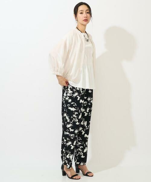 GEORGES RECH / ジョルジュ・レッシュ チノ・ワークパンツ | [日本製]ブラッシュパターンワイドストレートパンツ | 詳細20