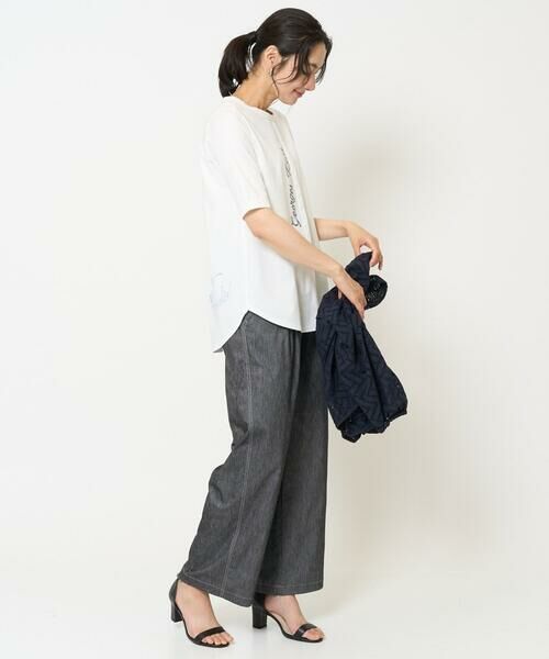 GEORGES RECH / ジョルジュ・レッシュ その他パンツ | [日本製]デニムライクリネンワイドパンツ | 詳細15