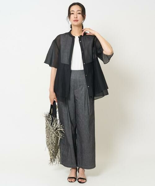 GEORGES RECH / ジョルジュ・レッシュ その他パンツ | [日本製]デニムライクリネンワイドパンツ | 詳細16