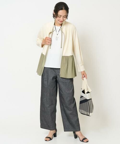 GEORGES RECH / ジョルジュ・レッシュ その他パンツ | [日本製]デニムライクリネンワイドパンツ | 詳細19