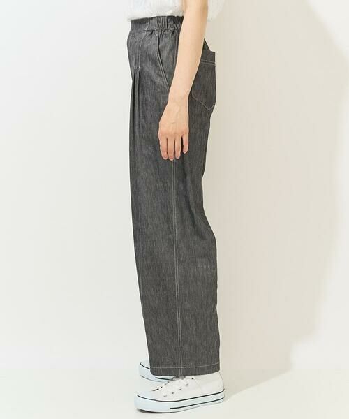 GEORGES RECH / ジョルジュ・レッシュ その他パンツ | [日本製]デニムライクリネンワイドパンツ | 詳細2