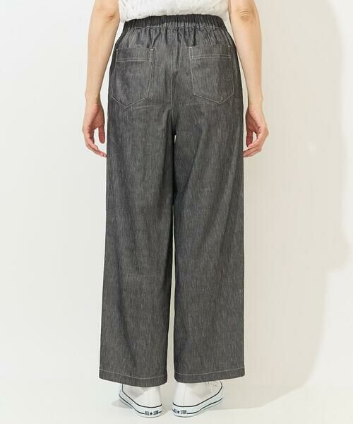 GEORGES RECH / ジョルジュ・レッシュ その他パンツ | [日本製]デニムライクリネンワイドパンツ | 詳細3