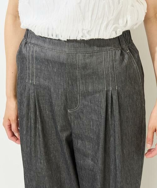 GEORGES RECH / ジョルジュ・レッシュ その他パンツ | [日本製]デニムライクリネンワイドパンツ | 詳細5
