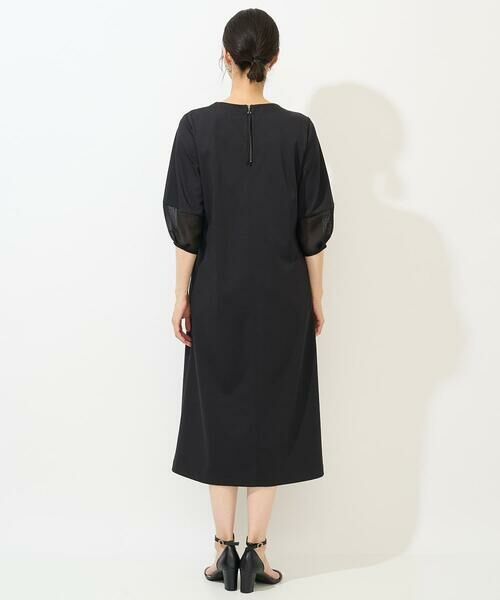 GEORGES RECH / ジョルジュ・レッシュ ロング・マキシ丈ワンピース | [日本製/接触冷感]ストレッチランタンスリーブナローワンピース | 詳細3