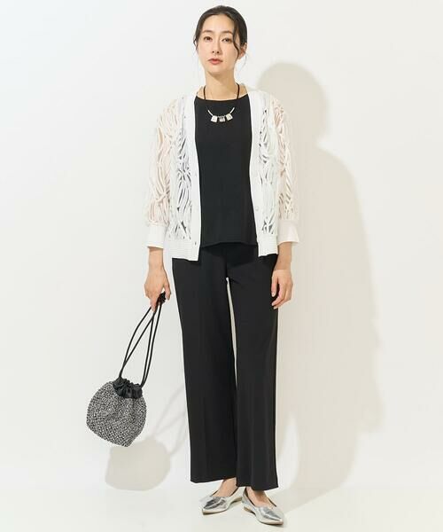 GEORGES RECH / ジョルジュ・レッシュ チノ・ワークパンツ | [日本製/UVカット]ドライワイドストレートパンツ | 詳細14