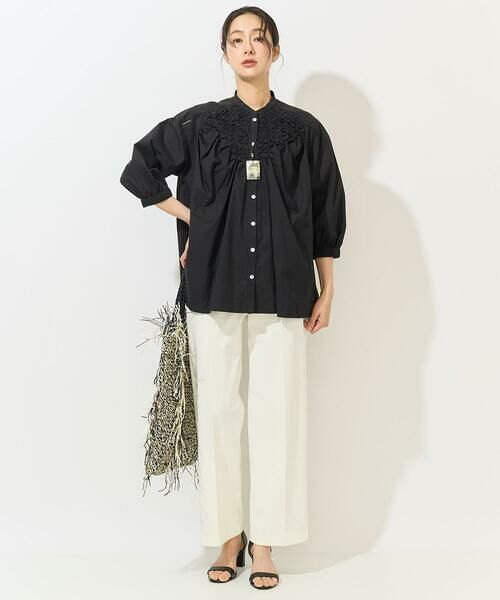 GEORGES RECH / ジョルジュ・レッシュ チノ・ワークパンツ | [日本製/UVカット]ドライワイドストレートパンツ | 詳細15