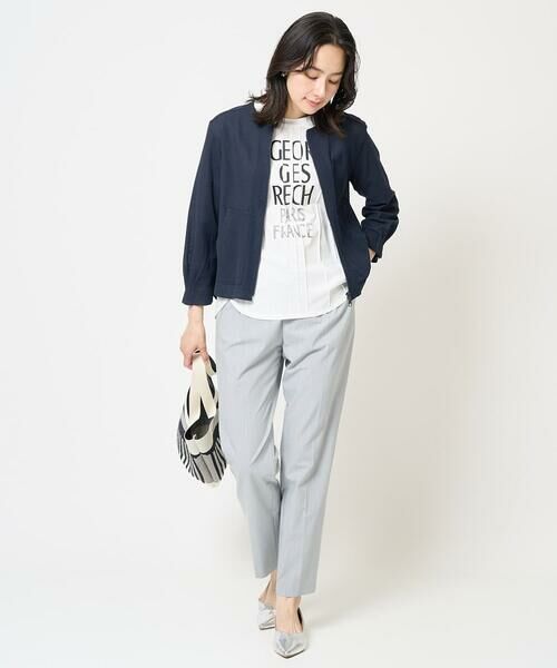 GEORGES RECH / ジョルジュ・レッシュ その他アウター | ジャージーノーカラーショートブルゾン | 詳細15