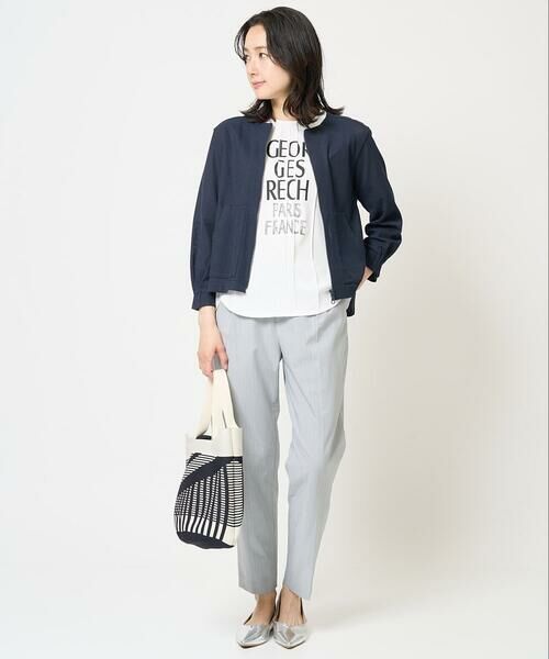 GEORGES RECH / ジョルジュ・レッシュ その他アウター | ジャージーノーカラーショートブルゾン | 詳細16