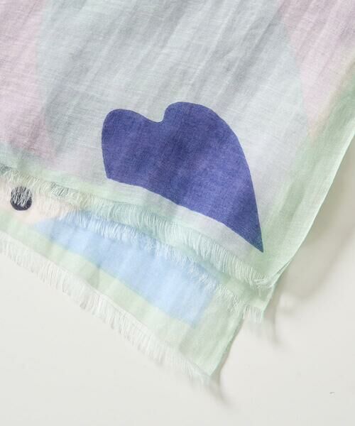 GEORGES RECH / ジョルジュ・レッシュ マフラー・ショール・スヌード・ストール | バードボタニカルシルク混ストール | 詳細4