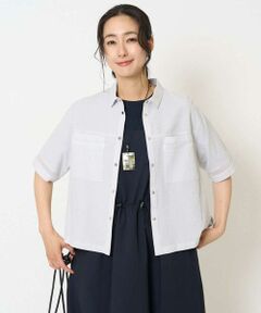 GEORGES RECH / ジョルジュ・レッシュ シャツ・ブラウス | [接触冷感/吸水速乾]サッカーシャドーギンガムシャツ