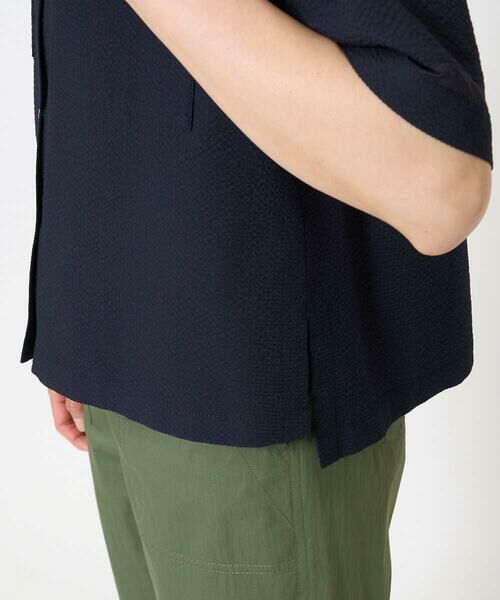 GEORGES RECH / ジョルジュ・レッシュ シャツ・ブラウス | [接触冷感/吸水速乾]サッカーシャドーギンガムシャツ | 詳細11