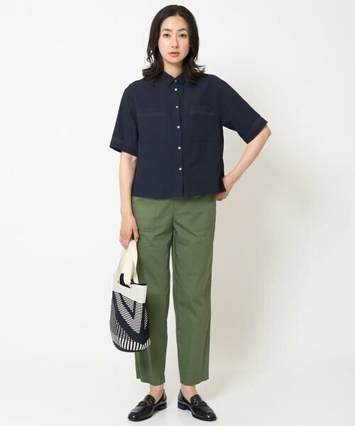 GEORGES RECH / ジョルジュ・レッシュ シャツ・ブラウス | [接触冷感/吸水速乾]サッカーシャドーギンガムシャツ | 詳細14