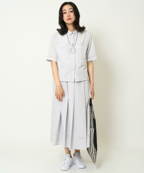 GEORGES RECH / ジョルジュ・レッシュ シャツ・ブラウス | [接触冷感/吸水速乾]サッカーシャドーギンガムシャツ | 詳細19