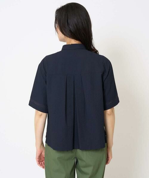 GEORGES RECH / ジョルジュ・レッシュ シャツ・ブラウス | [接触冷感/吸水速乾]サッカーシャドーギンガムシャツ | 詳細8