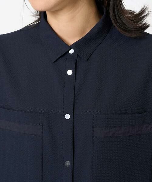 GEORGES RECH / ジョルジュ・レッシュ シャツ・ブラウス | [接触冷感/吸水速乾]サッカーシャドーギンガムシャツ | 詳細9