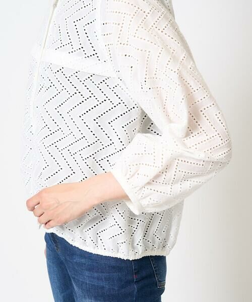 GEORGES RECH / ジョルジュ・レッシュ シャツ・ブラウス | コットンエンブロイダリー羽織ブラウス | 詳細10