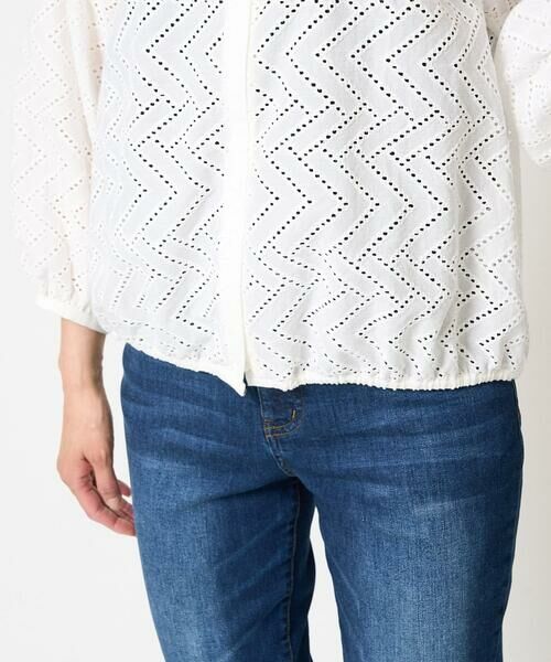 GEORGES RECH / ジョルジュ・レッシュ シャツ・ブラウス | コットンエンブロイダリー羽織ブラウス | 詳細11