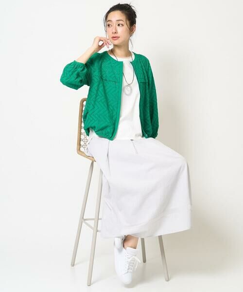 GEORGES RECH / ジョルジュ・レッシュ シャツ・ブラウス | コットンエンブロイダリー羽織ブラウス | 詳細19