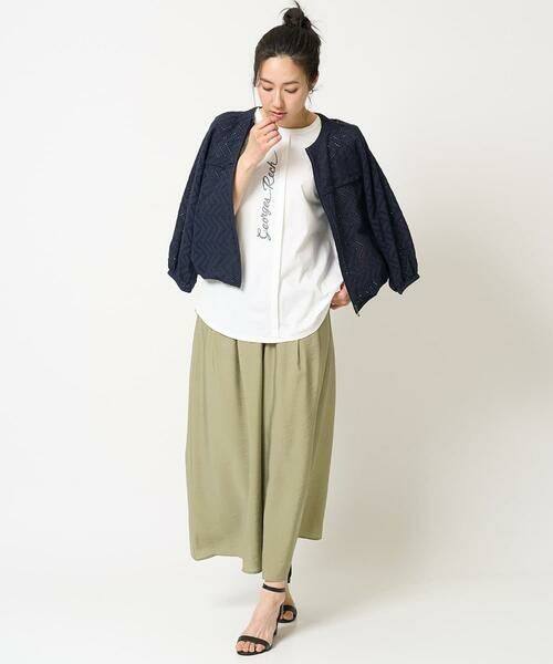 GEORGES RECH / ジョルジュ・レッシュ シャツ・ブラウス | コットンエンブロイダリー羽織ブラウス | 詳細21