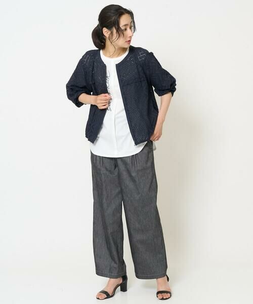 GEORGES RECH / ジョルジュ・レッシュ シャツ・ブラウス | コットンエンブロイダリー羽織ブラウス | 詳細26