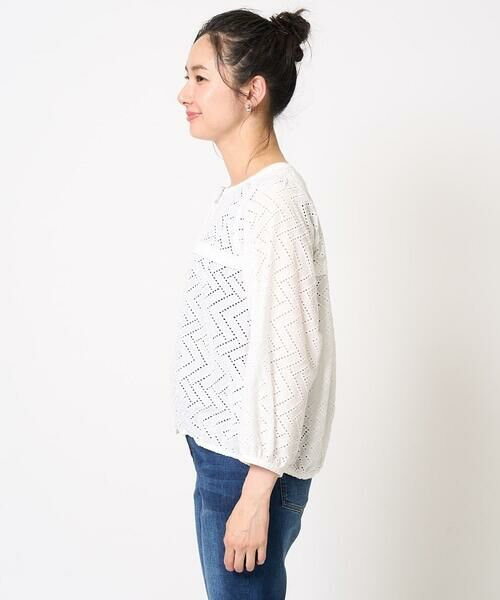 GEORGES RECH / ジョルジュ・レッシュ シャツ・ブラウス | コットンエンブロイダリー羽織ブラウス | 詳細7