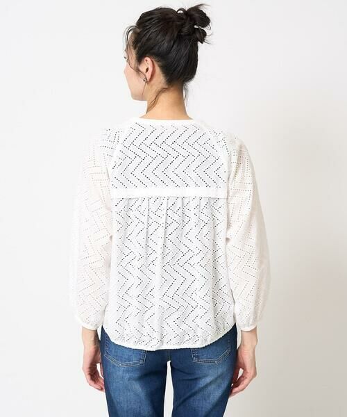 GEORGES RECH / ジョルジュ・レッシュ シャツ・ブラウス | コットンエンブロイダリー羽織ブラウス | 詳細8