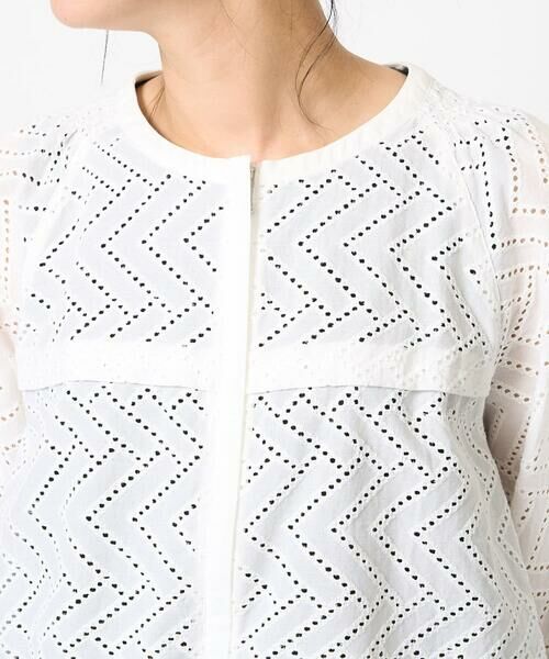 GEORGES RECH / ジョルジュ・レッシュ シャツ・ブラウス | コットンエンブロイダリー羽織ブラウス | 詳細9
