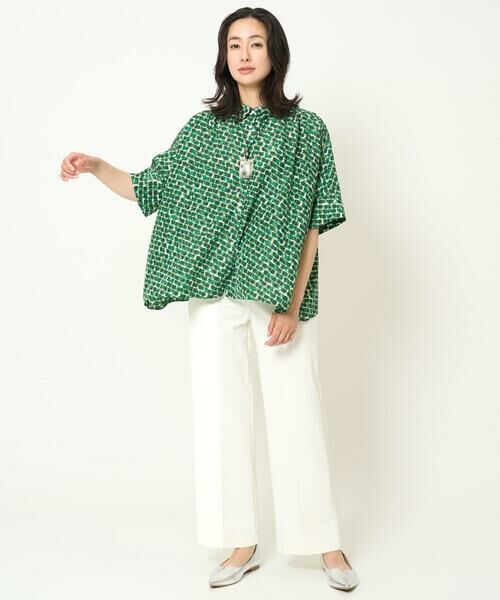 GEORGES RECH / ジョルジュ・レッシュ シャツ・ブラウス | ジオメトリックドルマンスリーブブラウス | 詳細11