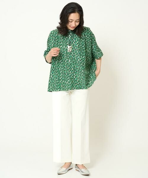 GEORGES RECH / ジョルジュ・レッシュ シャツ・ブラウス | ジオメトリックドルマンスリーブブラウス | 詳細12