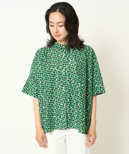 GEORGES RECH / ジョルジュ・レッシュ シャツ・ブラウス | ジオメトリックドルマンスリーブブラウス | 詳細3