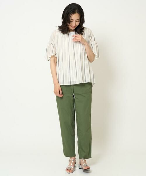 GEORGES RECH / ジョルジュ・レッシュ シャツ・ブラウス | [接触冷感]ランダムストライプフレアスリーブブラウス | 詳細14