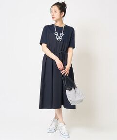 GEORGES RECH / ジョルジュ・レッシュ ロング・マキシ丈ワンピース | [接触冷感/吸水速乾]サッカーシャドーギンガムワンピース