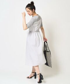 GEORGES RECH / ジョルジュ・レッシュ ロング・マキシ丈ワンピース | [接触冷感/吸水速乾]サッカーシャドーギンガムワンピース