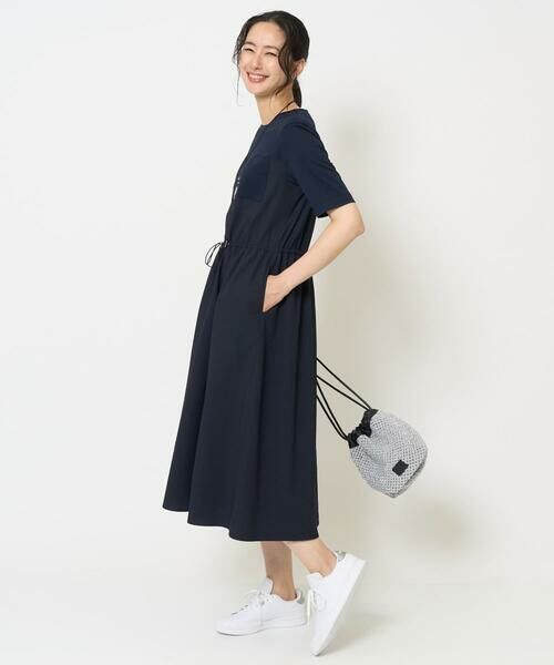 GEORGES RECH / ジョルジュ・レッシュ ロング・マキシ丈ワンピース | [接触冷感/吸水速乾]サッカーシャドーギンガムワンピース | 詳細1