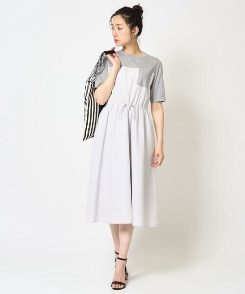 GEORGES RECH / ジョルジュ・レッシュ ロング・マキシ丈ワンピース | [接触冷感/吸水速乾]サッカーシャドーギンガムワンピース | 詳細11