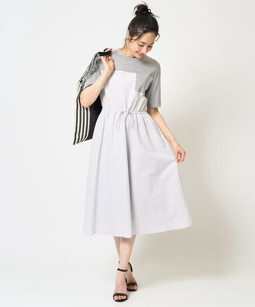 GEORGES RECH / ジョルジュ・レッシュ ロング・マキシ丈ワンピース | [接触冷感/吸水速乾]サッカーシャドーギンガムワンピース | 詳細12