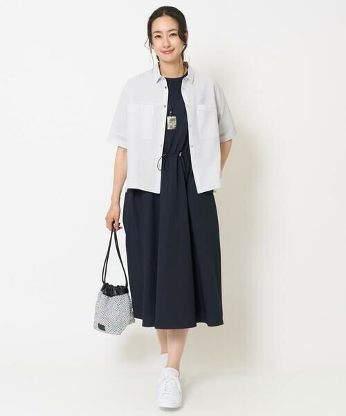 GEORGES RECH / ジョルジュ・レッシュ ロング・マキシ丈ワンピース | [接触冷感/吸水速乾]サッカーシャドーギンガムワンピース | 詳細15