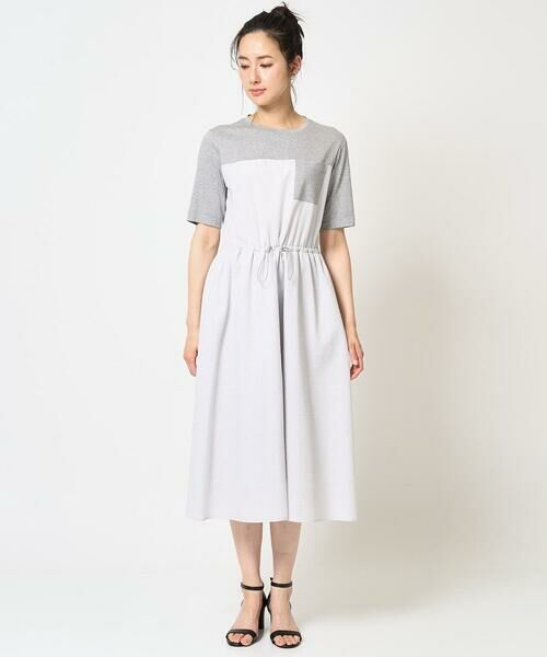 GEORGES RECH / ジョルジュ・レッシュ ロング・マキシ丈ワンピース | [接触冷感/吸水速乾]サッカーシャドーギンガムワンピース | 詳細2