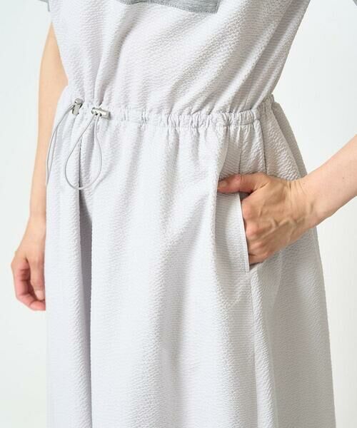 GEORGES RECH / ジョルジュ・レッシュ ロング・マキシ丈ワンピース | [接触冷感/吸水速乾]サッカーシャドーギンガムワンピース | 詳細7