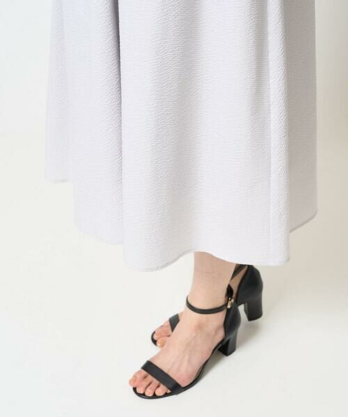 GEORGES RECH / ジョルジュ・レッシュ ロング・マキシ丈ワンピース | [接触冷感/吸水速乾]サッカーシャドーギンガムワンピース | 詳細8