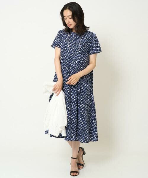 GEORGES RECH / ジョルジュ・レッシュ ロング・マキシ丈ワンピース | ジオメトリックワンピース | 詳細13