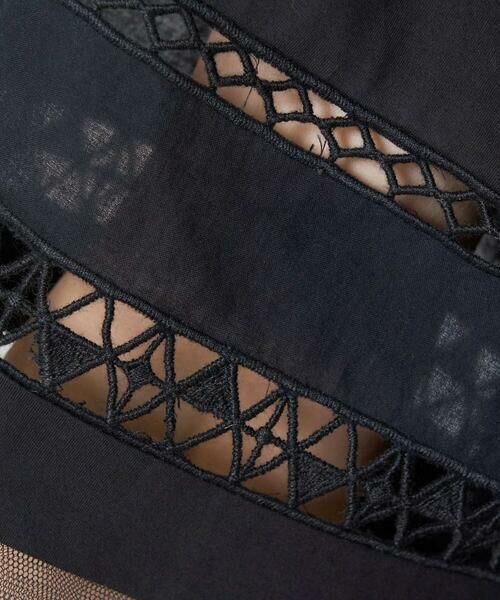 GEORGES RECH / ジョルジュ・レッシュ カットソー | チュールエンブロイダリー6分袖カットソー | 詳細11