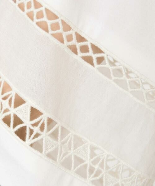 GEORGES RECH / ジョルジュ・レッシュ カットソー | チュールエンブロイダリー6分袖カットソー | 詳細13