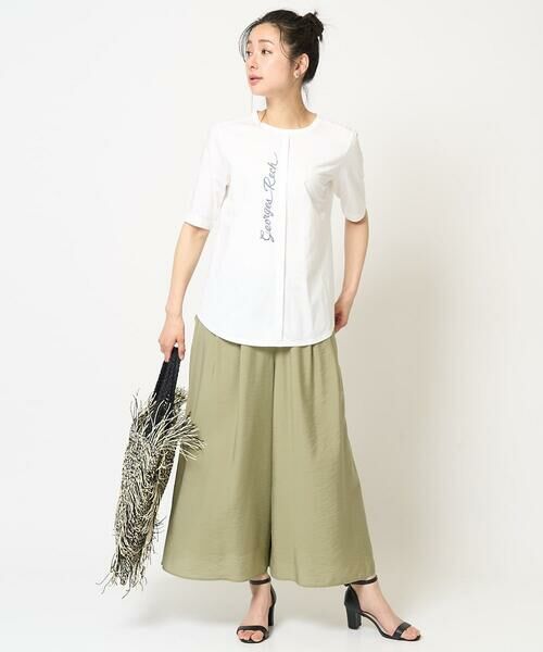 GEORGES RECH / ジョルジュ・レッシュ カットソー | シルケット天竺ラウンドヘムロゴカットソー | 詳細21