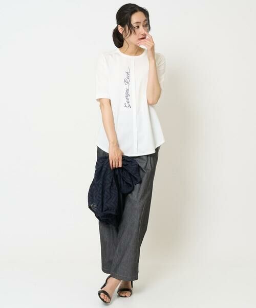 GEORGES RECH / ジョルジュ・レッシュ カットソー | シルケット天竺ラウンドヘムロゴカットソー | 詳細27