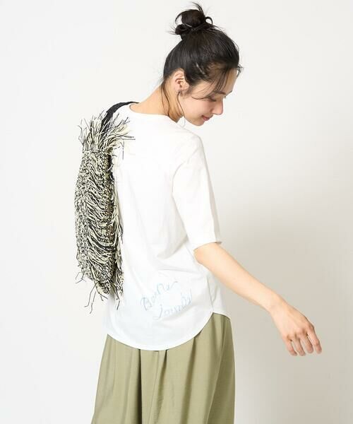 GEORGES RECH / ジョルジュ・レッシュ カットソー | シルケット天竺ラウンドヘムロゴカットソー | 詳細3