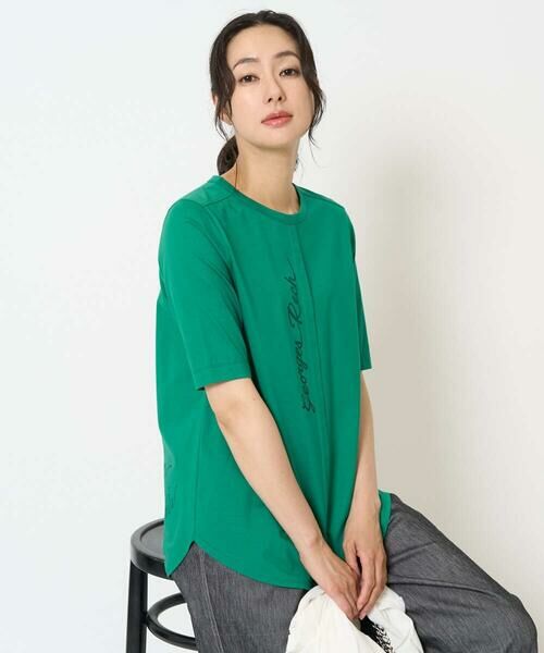 GEORGES RECH / ジョルジュ・レッシュ カットソー | シルケット天竺ラウンドヘムロゴカットソー | 詳細7